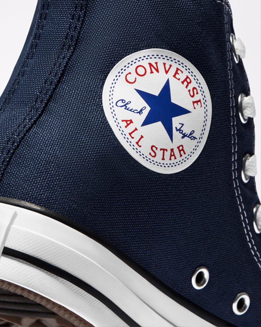 Tenis Converse Chuck Taylor All Star Classicos Cano Alto Masculino Azul Marinho | PT C003745